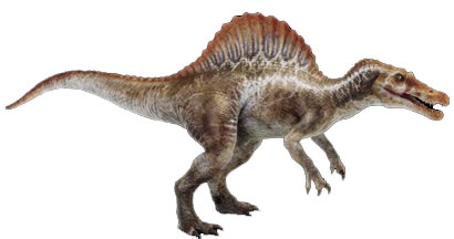 Desenho de Estiracossauro. dinossauro do período Cretáceo para