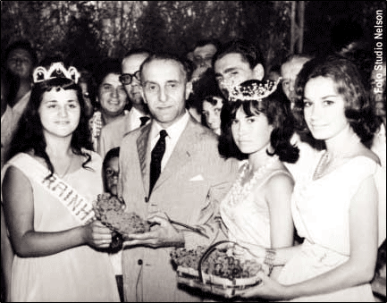 Visita do Governador Carvalho Pinto  Festa da Uva - 1963